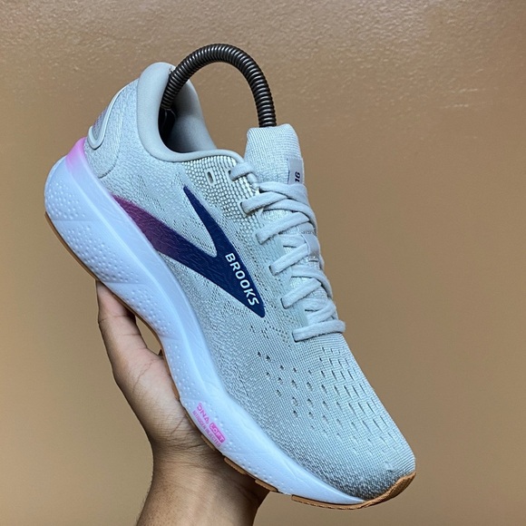 Brooks Ghost 16 Women’s Running Sneakers Size 8.5 Medium “Gray Pink Blue Gum” - Picture 11 of 17